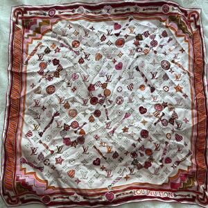Louis Vuitton "Candy Factory" square scarf